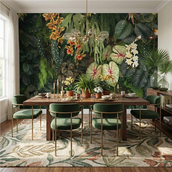 Botanik Yapraklar Duvar Kağıdı