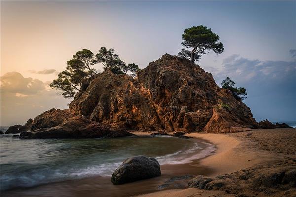 Kumsal ve Deniz Manzara Duvar Kağıdı