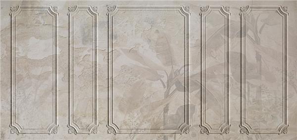 Soft Botanik Desen Ahşap Dekoratif Çıta Duvar Kağıdı