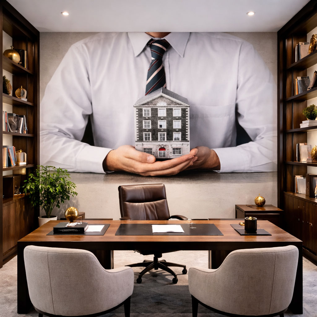 Gayrimenkul Ofisi Kurumsal Emlak Duvar Kağıdı