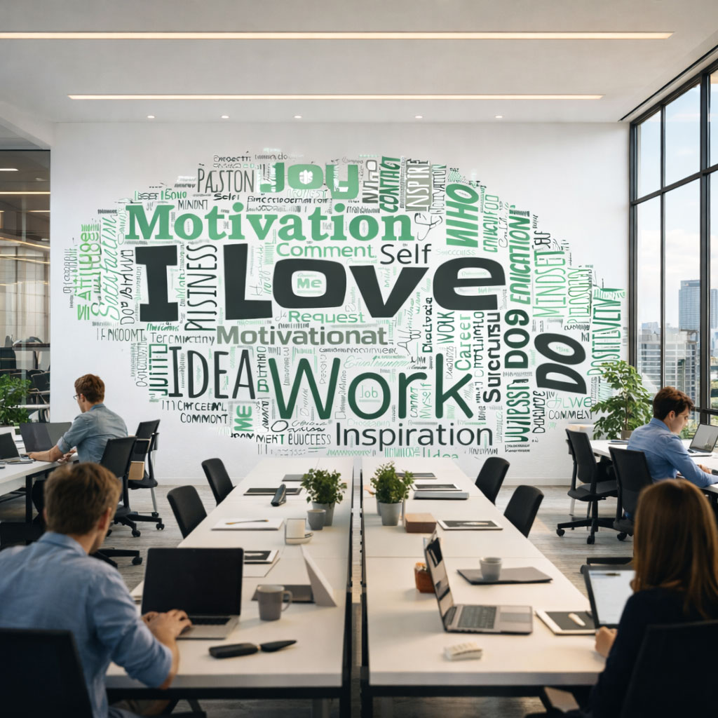 Motivasyon Temalı Ofis ve İş Yeri Duvar Kağıdı